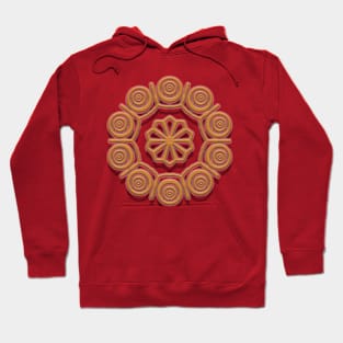 Gold Effect Mandala Hoodie